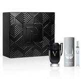 Paco Rabanne Invictus Victory Elixir (Parfum Intense) 3PCS Gift Set - 100ML EDP Spray + 150ML Deodorant Spray + 10ML Travel Spray (Men)